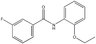 N-(2-ethoxyphenyl)-3-fluorobenzamide Struktur