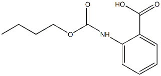 2-[(butoxycarbonyl)amino]benzoic acid Struktur