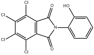 4,5,6,7-tetrachloro-2-(2-hydroxyphenyl)-1H-isoindole-1,3(2H)-dione Struktur