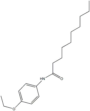 N-(4-ethoxyphenyl)decanamide Struktur