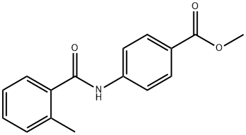 methyl 4-[(2-methylbenzoyl)amino]benzoate Struktur