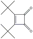 3,4-ditert-butyl-3-cyclobutene-1,2-dione Struktur