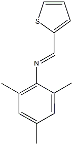 2,4,6-trimethyl-N-(thien-2-ylmethylene)aniline Struktur