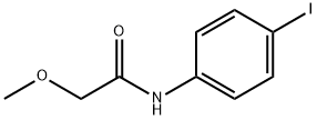 N-(4-iodophenyl)-2-methoxyacetamide Struktur