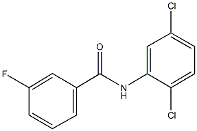 N-(2,5-dichlorophenyl)-3-fluorobenzamide Struktur