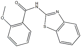 N-(1,3-benzothiazol-2-yl)-2-methoxybenzamide Struktur