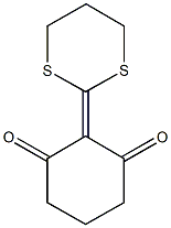 2-(1,3-dithian-2-ylidene)-1,3-cyclohexanedione Struktur