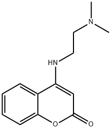 4-{[2-(dimethylamino)ethyl]amino}-2H-chromen-2-one Struktur