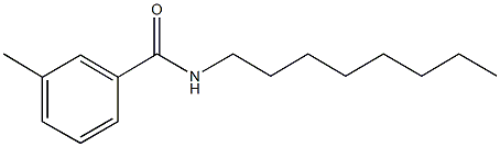 3-methyl-N-octylbenzamide Struktur