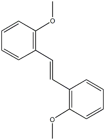 1-methoxy-2-[2-(2-methoxyphenyl)vinyl]benzene Struktur