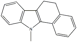 11-methyl-6,11-dihydro-5H-benzo[a]carbazole Struktur