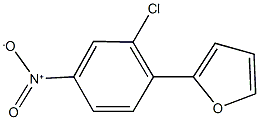 2-(2-chloro-4-nitrophenyl)furan Struktur