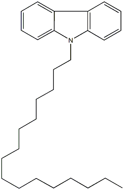 9-hexadecyl-9H-carbazole Struktur