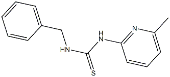 N-benzyl-N'-(6-methyl-2-pyridinyl)thiourea Struktur