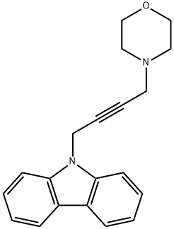 9-[4-(4-morpholinyl)-2-butynyl]-9H-carbazole Struktur