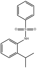 N-(2-isopropylphenyl)benzenesulfonamide Struktur