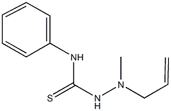 2-allyl-2-methyl-N-phenylhydrazinecarbothioamide Struktur