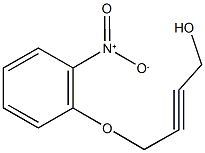 4-{2-nitrophenoxy}-2-butyn-1-ol Struktur