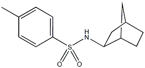 N-bicyclo[2.2.1]hept-2-yl-4-methylbenzenesulfonamide Struktur