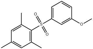 2-[(3-methoxyphenyl)sulfonyl]-1,3,5-trimethylbenzene Struktur