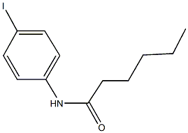 N-(4-iodophenyl)hexanamide Struktur