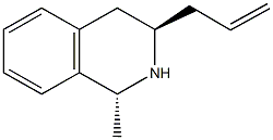 3-allyl-1-methyl-1,2,3,4-tetrahydroisoquinoline Struktur