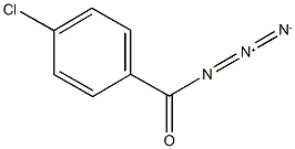 4-chlorobenzoyl azide Struktur