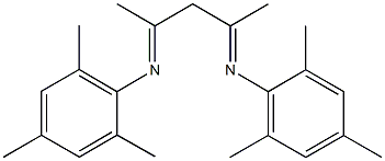 N-mesityl-N-[3-(mesitylimino)-1-methylbutylidene]amine Struktur