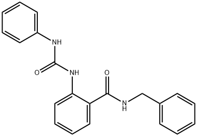 2-[(anilinocarbonyl)amino]-N-benzylbenzamide Struktur