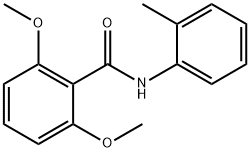 2,6-dimethoxy-N-(2-methylphenyl)benzamide Struktur