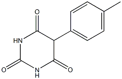 5-(4-methylphenyl)pyrimidine-2,4,6(1H,3H,5H)-trione Struktur