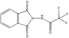 N-(1,3-dioxo-1,3-dihydro-2H-isoindol-2-yl)-2,2,2-trifluoroacetamide Struktur