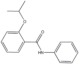 2-isopropoxy-N-phenylbenzamide Struktur