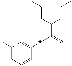 N-(3-fluorophenyl)-2-propylpentanamide Struktur