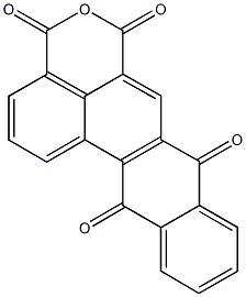 4H,6H-benzo[de]naphtho[2,3-g]isochromene-4,6,8,13-tetrone Struktur