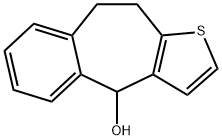 9,10-dihydro-4H-benzo[4,5]cyclohepta[1,2-b]thiophen-4-ol Struktur