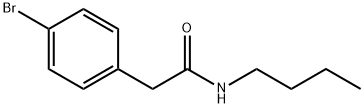 2-(4-bromophenyl)-N-butylacetamide Struktur