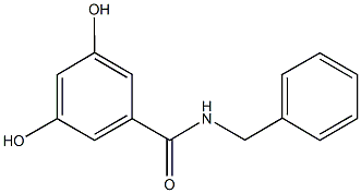 N-benzyl-3,5-dihydroxybenzamide Struktur