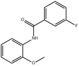 3-fluoro-N-(2-methoxyphenyl)benzamide Struktur