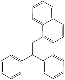 1-(2,2-diphenylvinyl)naphthalene Struktur