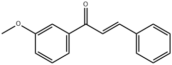 1-(3-methoxyphenyl)-3-phenyl-2-propen-1-one Struktur