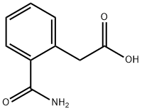 [2-(aminocarbonyl)phenyl]acetic acid Struktur