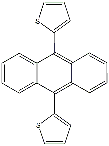 2-[10-(2-thienyl)-9-anthryl]thiophene Struktur