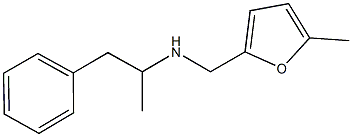 N-[(5-methyl-2-furyl)methyl]-1-phenyl-2-propanamine Struktur