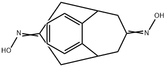 tricyclo[6.3.3.0~2,7~]tetradeca-2,4,6-triene-10,13-dione dioxime Struktur