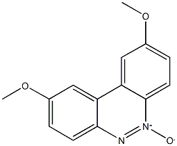 2,9-dimethoxybenzo[c]cinnoline 5-oxide Struktur