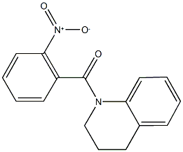 1-({2-nitrophenyl}carbonyl)-1,2,3,4-tetrahydroquinoline Struktur