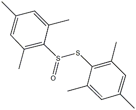 S-mesityl2,4,6-trimethylbenzenesulfinothioate Struktur