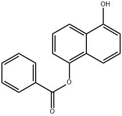 5-hydroxy-1-naphthyl benzoate Struktur