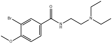 3-bromo-N-[2-(diethylamino)ethyl]-4-methoxybenzamide Struktur